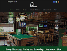 Tablet Screenshot of cibarandgrill.com